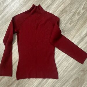 Elegant Red Women's Sweater